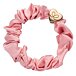 By Eloise London Gold Heart Silk Scrunchie