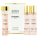 Chanel Coco Mademoiselle EDP wkład 2 x 20 ml + EDP wkład z atomizerem 20 ml W