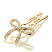 Fiona Franchimon Nº 1 Hairpin Crystals By Swarovski (Yellow Gold Finish) 1 szt