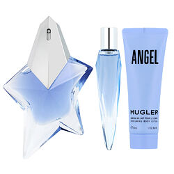 Mugler Angel EDP napełnialny 50 ml + EDP MINI flakon napełnialny 10 ml + BL 50 ml W