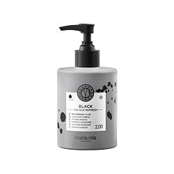 Maria Nila Colour Refresh odżywcza maska do włosów z pigmentami koloru Black 300 ml
