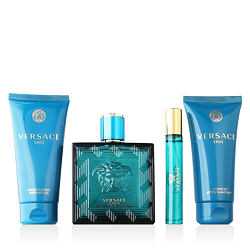 Versace Eros EDP 100 ml + EDP MINI 10 ml + ASB 75 ml + SG 75 ml M