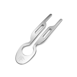 Fiona Franchimon Nº 1 Hairpin Steel (White Gold Finish) 1 szt