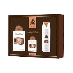 Lattafa Pride Vintage Radio EDP 100 ml + EDP 20 ml + spray do ciała 200 ml U