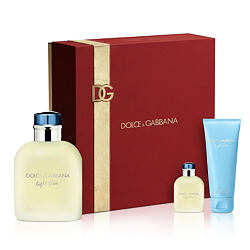 Dolce & Gabbana Light Blue pour Homme EDT 75 ml + EDT MINI 4.5 ml + SG 50 ml M
