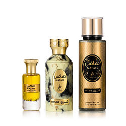 Khadlaj Nafais Sharq EDP 100 ml + spray do ciała 250 ml + Olejek perfumowany 24 ml U