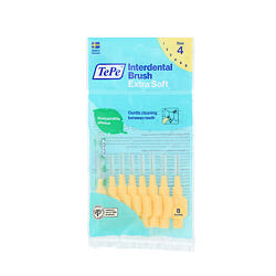 TePe Extra Soft szczoteczki międzyzębowe 4 żółte (0,7 mm) 8 szt
