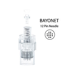 BBmessopen sterylna głowica do Electric Microneedling Pen 12 igieł (gwint wewnętrzny) 50 szt