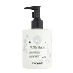 Maria Nila Colour Refresh odżywcza maska do włosów z pigmentami koloru Pearl Silver 300 ml
