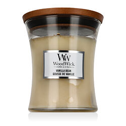 WoodWick Medium Hourglass Candles świeca zapachowa Vanilla Bean 275 g (wada zabarwienia)