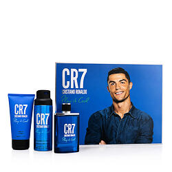 Cristiano Ronaldo CR7 Play It Cool EDT 100 ml + spray do ciała 150 ml + SG 150 ml M