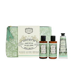 Panier des Sens Precious Jasmine SG 70 ml + BL 70 ml + Krem do rąk 30 ml + Kosmetyczka W