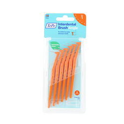 TePe Angle szczoteczki międzyzębowe 1 pomarańczowe (0,45 mm) 6 szt