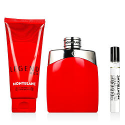 Montblanc Legend Red EDP 100 ml + EDP MINI 7.5 ml + żel pod prysznic do ciała i włosów 100 ml M