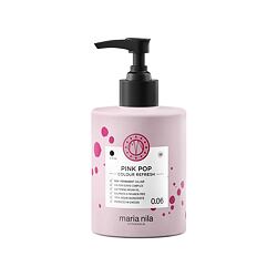 Maria Nila Colour Refresh odżywcza maska do włosów z pigmentami koloru Pink Pop 300 ml
