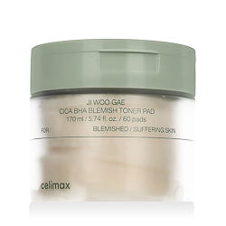 Celimax Ji Woo Gae Cica BHA Blemish Toner Pad 60 szt