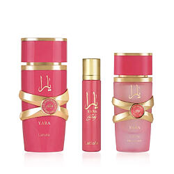 Lattafa Yara Candy EDP 100 ml + EDP MINI 12 ml + spray do włosów 50 ml W