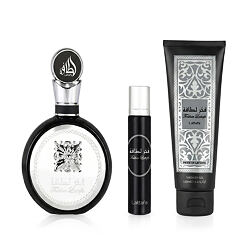 Lattafa Pride Fakhar Black EDP 100 ml + EDP MINI 12 ml + SG 100 ml M