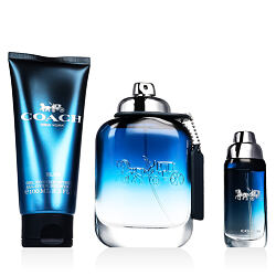 Coach Niebieski EDT 100 ml + EDT 15 ml + SG 100 ml M