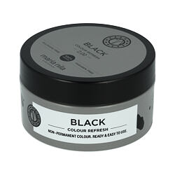 Maria Nila Colour Refresh odżywcza maska do włosów z pigmentami koloru Black 100 ml
