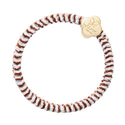 By Eloise London Velvet Gold Quatrefoil Soft Neutrals