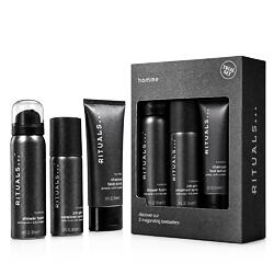 Rituals Homme dezodorant antyperspiracyjny 50 ml + Pianka pod prysznic 50 ml + Peeling do twarzy 70