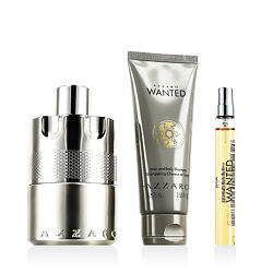 Azzaro Wanted EDP 100 ml + EDP MINI 10 ml + żel pod prysznic do ciała i włosów 75 ml M