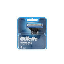 Gillette Mach3 Turbo Ostrza wymienne do maszynki do golenia 4 szt