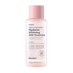 Hanskin Real Complexion Hyaluron Exfoliating AHA Treatment 150 ml