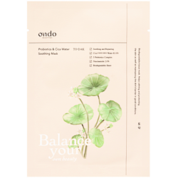 Ondo Beauty 36.5 TO-DAK Probiotics & Cica Water Soothing Mask 25 g