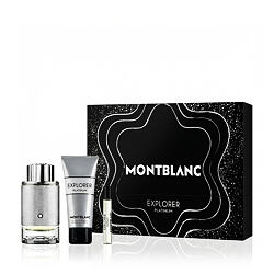 Montblanc Explorer Platinum EDP 100 ml + EDP MINI 7,5 ml + żel pod prysznic do ciała i włosów 100 ml