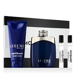 Montblanc Legend Blue EDP 100 ml + żel pod prysznic do ciała i włosów 100 ml + EDP MINI 2 x 7,5 ml M