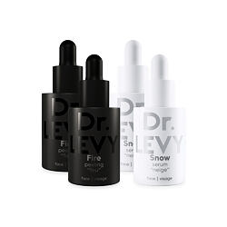 Dr. LEVY Fire & Snow 2 Steps: Peel & Serum 4 x 10 ml