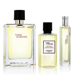 Hermès Terre D'Hermès EDT 100 ml + EDT 15 ml + żel pod prysznic do ciała i włosów 40 ml M
