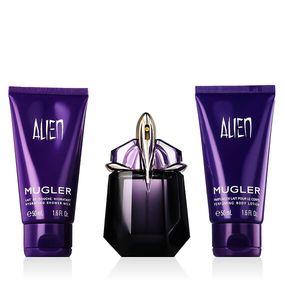 Mugler Alien EDP napełnialny 30 ml + SG 50 ml + Balsam pod prysznic dla kobiet 50 ml W