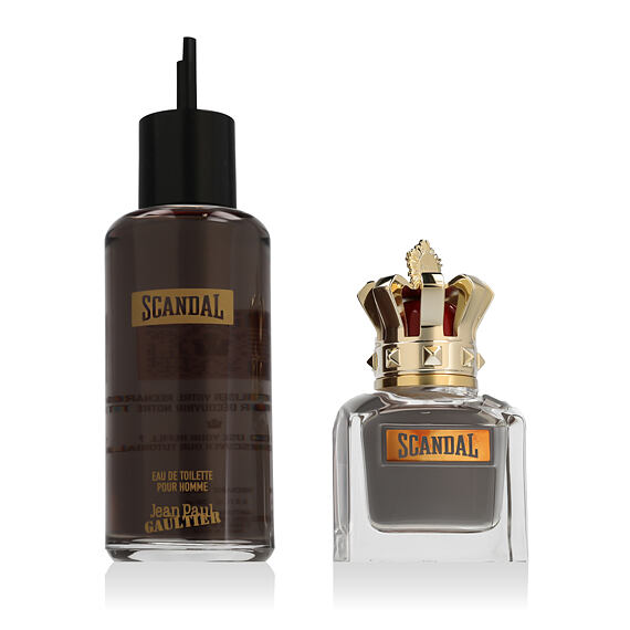 Jean Paul Gaultier Scandal Pour Homme EDT do wielokrotnego napełniania 50 ml + EDT wkład 200 ml M