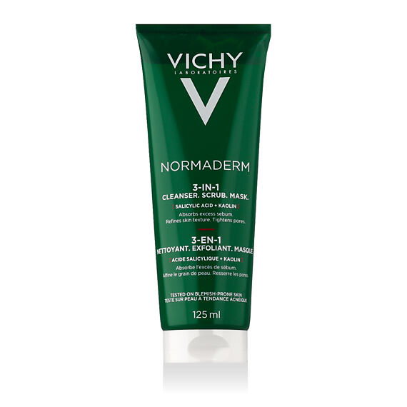 Vichy Normaderm Cleanser 3-In-1 Acne Treatment 125 ml