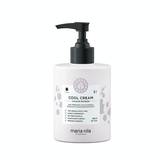 Maria Nila Colour Refresh odżywcza maska do włosów z pigmentami koloru Cool Cream 300 ml
