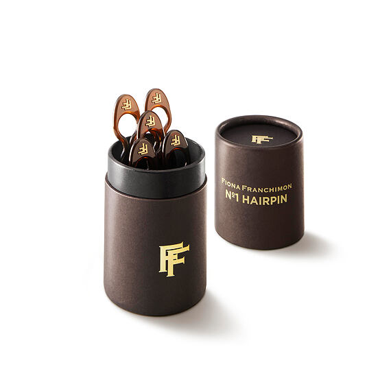 Fiona Franchimon Nº 1 Hairpin (Brown) 5 szt