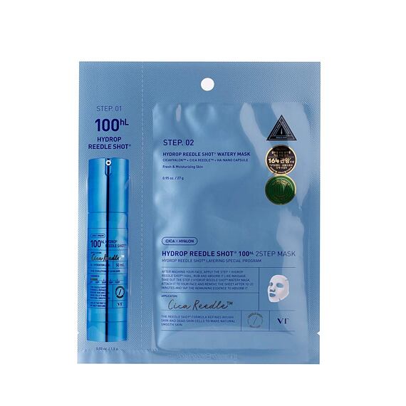 VT Cosmetics Hydrop Reedle Shot 100hl 2 Step Hydrogel Mask