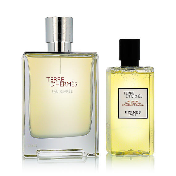 Hermès Terre D'Hermès Eau Givrée EDP napełnialny 100 ml + żel pod prysznic do ciała i włosów 80 ml M