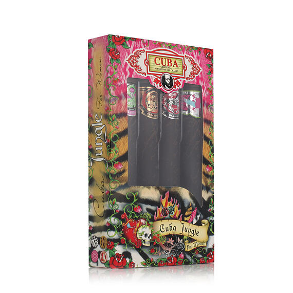 Cuba Jungle EDP 35 ml Cuba Snake + Cuba Tiger 35 ml + Cuba Zebra 35 ml + Heartbreaker 35 ml W