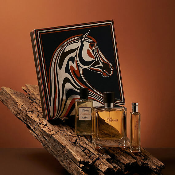 Hermès Terre D'Hermès Parfum 75 ml + Parfum 15 ml + ŻP do ciała i włosów 40 ml M