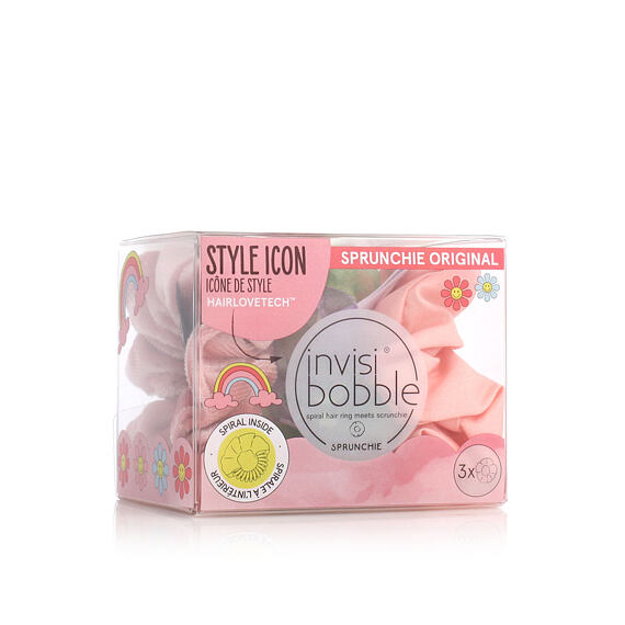 Invisibobble SPRUNCHIE Retro Dreamin' gumka do włosów Macaron 3 szt