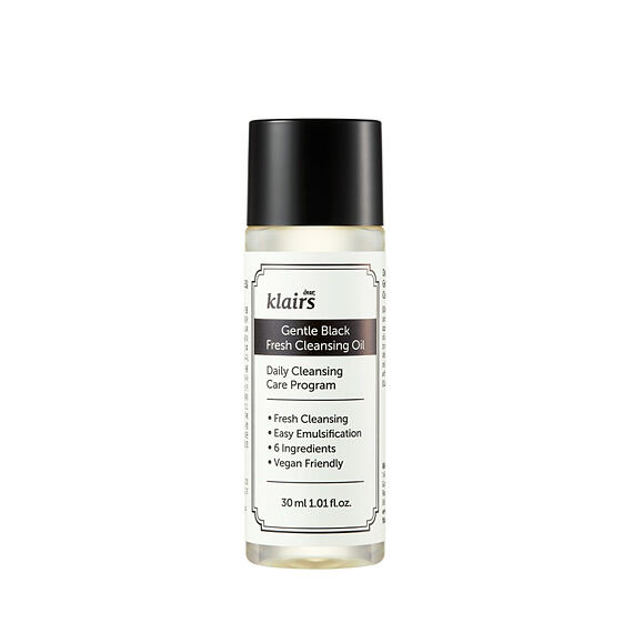Dear, Klairs Gentle Black Fresh Cleansing Oil 30 ml