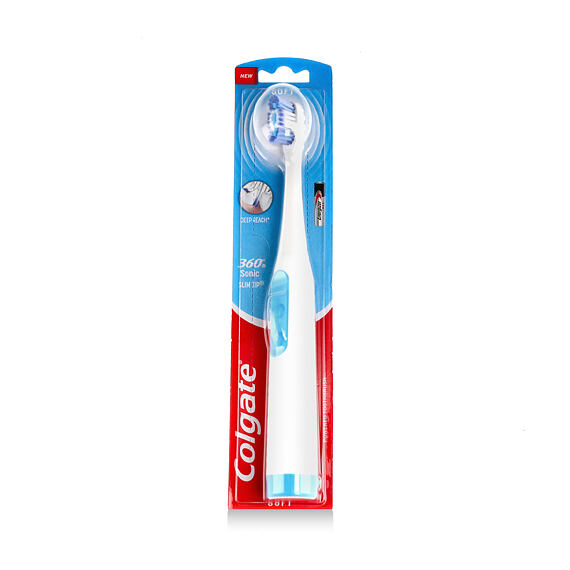 Colgate 360 Sonic Slim Tip Battery Powered Toothbrush 1 szt