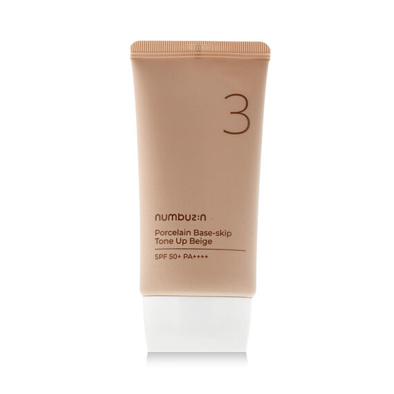 Numbuzin No.3 Porcelain Base-Skip Tone Up Beige SPF 50+ PA++++ 50 ml