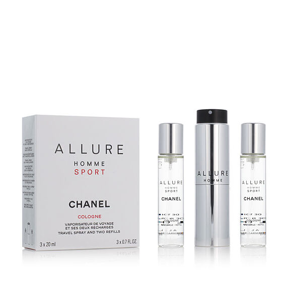 Chanel Allure Homme Sport EDC wielokrotnego napełniania 20 ml + Wkład EDC 2 x 20 ml M

