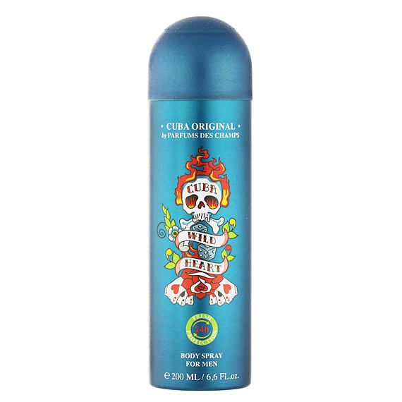 Cuba Wildheart DEO w sprayu 200 ml M