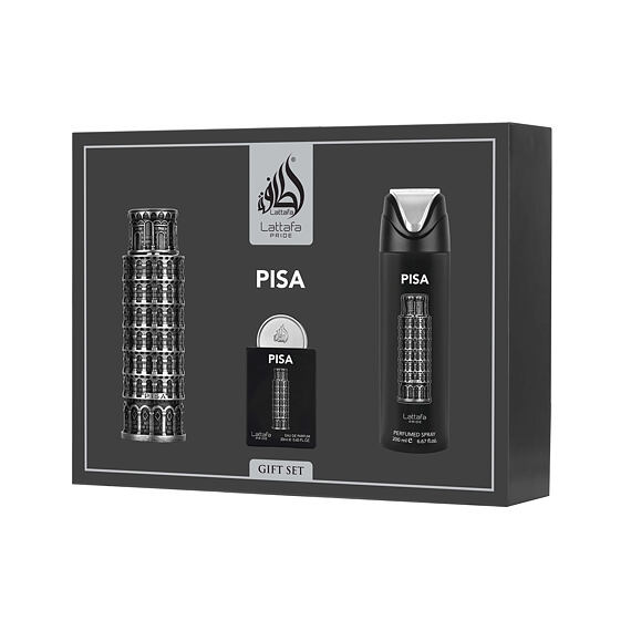 Lattafa Pride Pisa EDP 100 ml + EDP 20 ml + spray do ciała 200 ml U